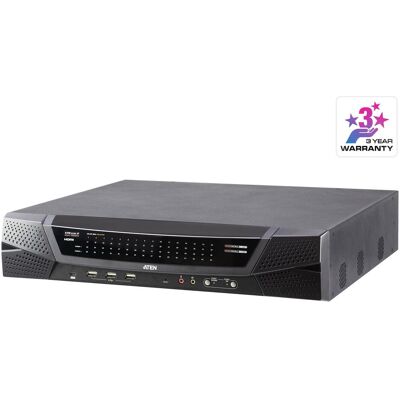 Aten 1-Local/8-Remote Partagé, Commutateur KVM, Noir Aten 1-Local/8-Remote Partagé, Commutateur KVM, Noir