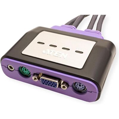 Aten Petite CS-64A Commutateur KVM/audio, Commutateur KVM, Noir Aten Petite CS-64A Commutateur KVM/audio, Commutateur KVM, Noir