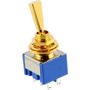 AllParts AP EP 0082-002 Interrupteur On/Off/On or (Pièces de rechange pour instruments), Instrument : accessoires, Or AllParts AP EP 0082-002 Interrupteur On/Off/On or (Pièces de rechange pour instruments), Instrument : accessoires, Or