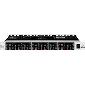 Behringer Ultra-Di Pro Di800, Table de mixage, Argent, Noir Behringer Ultra-Di Pro Di800, Table de mixage, Argent, Noir