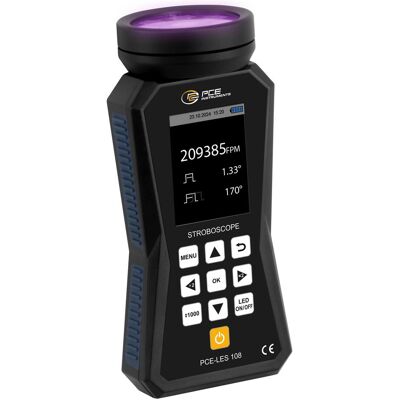 PCE Instruments PCE-LES 108UV-385 LED-Stroboskop Anzahl LEDs (Details):8 St. S (LED), Éclairage de scène, Noir PCE Instruments PCE-LES 108UV-385 LED-Stroboskop Anzahl LEDs (Details):8 St. S (LED), Éclairage de scène, Noir