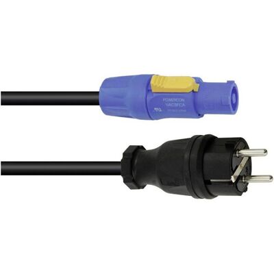 Câble d'alimentation PSSO H07RN-F - 5m, Noir, 3G1.5, PowerCon Câble d'alimentation PSSO H07RN-F - 5m, Noir, 3G1.5, PowerCon