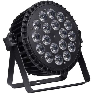 No Name LIGHT4ME ALU QUAD PAR 18x6W RGBW Projecteur de scène (6 W, LED), Éclairage de scène, Noir No Name LIGHT4ME ALU QUAD PAR 18x6W RGBW Projecteur de scène (6 W, LED), Éclairage de scène, Noir