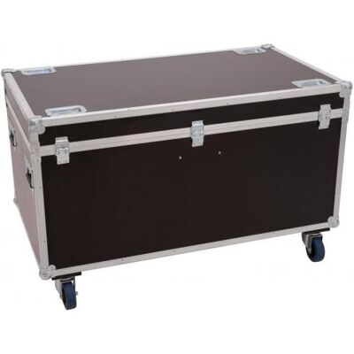 Roadinger Flightcase 4x LED TMH-X10, Coffre + housse audio, Marron Roadinger Flightcase 4x LED TMH-X10, Coffre + housse audio, Marron