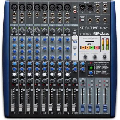 PreSonus StudioLive AR12c, Table de mixage PreSonus StudioLive AR12c, Table de mixage