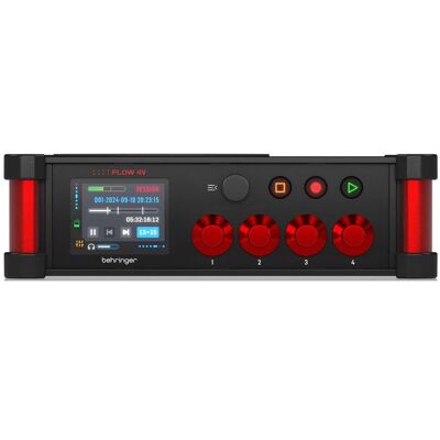 Behringer FLOW 4V, mélangeur numérique destiné à la production vidéo, Table de mixage Behringer FLOW 4V, mélangeur numérique destiné à la production vidéo, Table de mixage