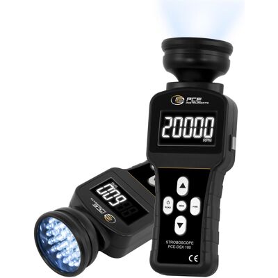 PCE Instruments Stroboscope (LED), Éclairage de scène, Noir PCE Instruments Stroboscope (LED), Éclairage de scène, Noir