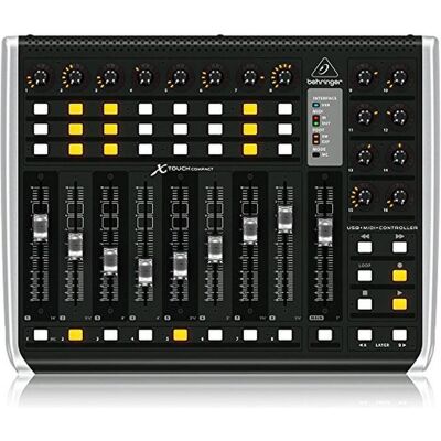 Behringer X-Touch Compact (Contrôleur), Contrôleur MIDI, Noir Behringer X-Touch Compact (Contrôleur), Contrôleur MIDI, Noir