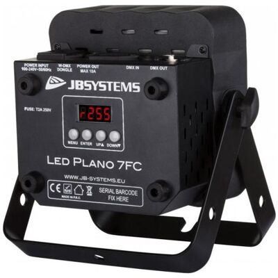 JB Systems JB-Systems LED Plano 7FC-BLACK (10 W, LED), Éclairage de scène, Noir JB Systems JB-Systems LED Plano 7FC-BLACK (10 W, LED), Éclairage de scène, Noir