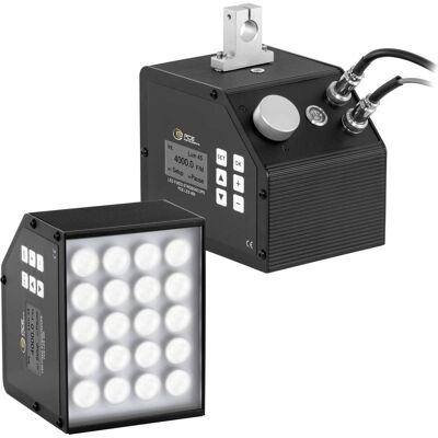 PCE Instruments LED-stroboscoop Aantal LEDs: 20 stuk(s) Koudwit (LED), Éclairage de scène, Blanc PCE Instruments LED-stroboscoop Aantal LEDs: 20 stuk(s) Koudwit (LED), Éclairage de scène, Blanc