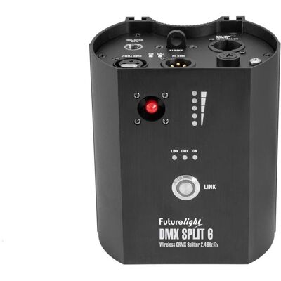 Futurelight DMX Split 6 - Récepteur et Splitter DMX sans fil Futurelight DMX Split 6 - Récepteur et Splitter DMX sans fil