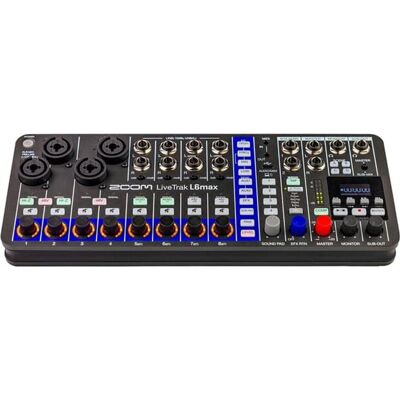 Zoom LiveTrak L6max (EMBARGO/EU) 12-Channel Mixer & Re., Table de mixage Zoom LiveTrak L6max (EMBARGO/EU) 12-Channel Mixer & Re., Table de mixage