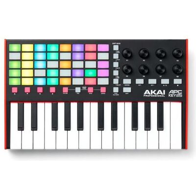 Akai APC Key25 MK2 (Contrôleur), Contrôleur MIDI, Noir, Rouge Akai APC Key25 MK2 (Contrôleur), Contrôleur MIDI, Noir, Rouge