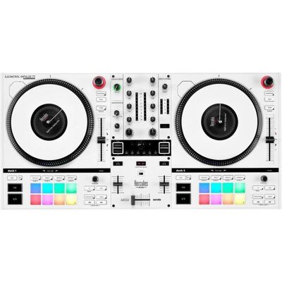 Hercules DJ Control Inpulse T-7 DJ-Controller Weiss, Contrôleur DJ Hercules DJ Control Inpulse T-7 DJ-Controller Weiss, Contrôleur DJ