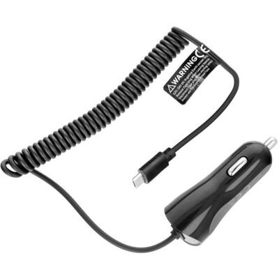 NoName Auto charger Blue Star BLUE STAR car charger 2A with cable Micro USB black, Adaptateur pour véhicule, Noir NoName Auto charger Blue Star BLUE STAR car charger 2A with cable Micro USB black, Adaptateur pour véhicule, Noir