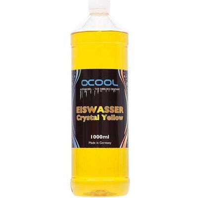 Alphacool - Eiswasser Crystal Yellow - 1000ml - Premélangé - liquide de refroidissement Alphacool - Eiswasser Crystal Yellow - 1000ml - Premélangé - liquide de refroidissement