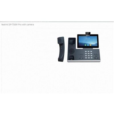 Yealink SIP-T58W Pro avec caméra VoIP, Téléphone Yealink SIP-T58W Pro avec caméra VoIP, Téléphone
