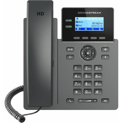 Grandstream SIP GRP-2602P Carrier-Grade IP-Phone with PoE - Téléphone VoIP - Commutateur, Téléphone, Noir Grandstream SIP GRP-2602P Carrier-Grade IP-Phone with PoE - Téléphone VoIP - Commutateur, Téléphone, Noir