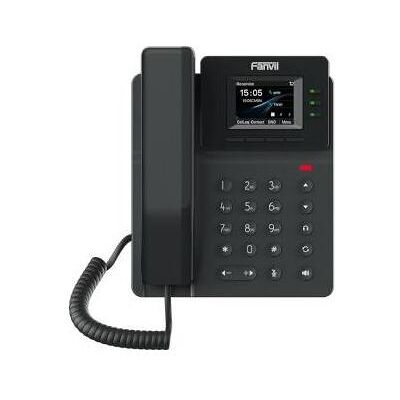 Fanvil V60P Professionelles IP-Telefon, Farbdisplay, 6 programmierbare Tasten, 2 Ports 10/100, PoE, Téléphone, Noir Fanvil V60P Professionelles IP-Telefon, Farbdisplay, 6 programmierbare Tasten, 2 Ports 10/100, PoE, Téléphone, Noir