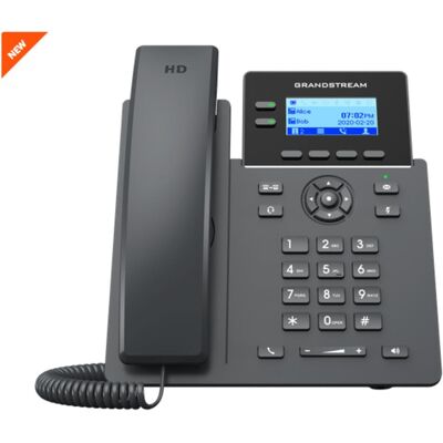 Grandstream Téléphone IP GRP2602W avec adaptateur secteur, Téléphone, Noir Grandstream Téléphone IP GRP2602W avec adaptateur secteur, Téléphone, Noir
