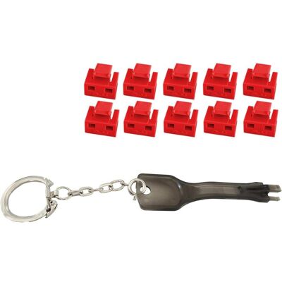 Shiverpeaks -BASIC-S-réseau RJ45-Port Blocker avec clé (1x clé, 10x verrous), rouge, Sécurité notebook, Rouge Shiverpeaks -BASIC-S-réseau RJ45-Port Blocker avec clé (1x clé, 10x verrous), rouge, Sécurité notebook, Rouge