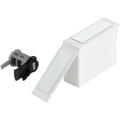 Brady, Rouleau d’étiquettes, M6-09-7593-WT, polyester expansé, blanc, brillant, 25.00 x 75.00 mm, permanent (100 p. Brady, Rouleau d’étiquettes, M6-09-7593-WT, polyester expansé, blanc, brillant, 25.00 x 75.00 mm, permanent (100 p.