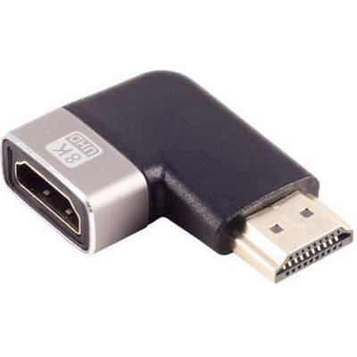 Adaptateur HDMI Shiverpeaks S/CONN - 8K, Métal, 90° Adaptateur HDMI Shiverpeaks S/CONN - 8K, Métal, 90°