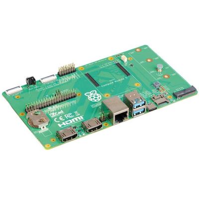 Raspberry Pi Carte d'E/S du Compute Module 5, version R2, Carte de développement + kit Raspberry Pi Carte d'E/S du Compute Module 5, version R2, Carte de développement + kit