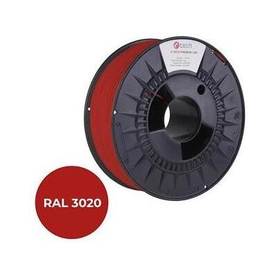 C-Tech Tisková struna (filament) PREMIUM LINE, PLA, dopravnà Äervená, RAL3020 (PLA, 1.75 mm, 1300 g), Filament 3D, Rouge C-Tech Tisková struna (filament) PREMIUM LINE, PLA, dopravnà Äervená, RAL3020 (PLA, 1.75 mm, 1300 g), Filament 3D, Rouge