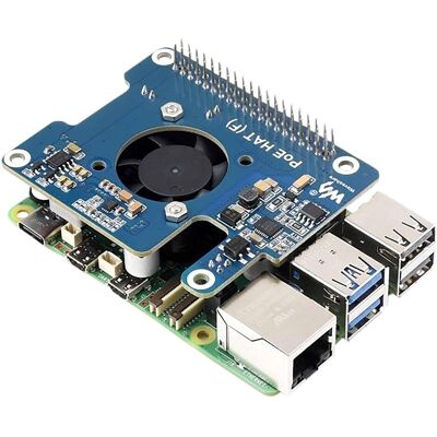 WaveShare PoE HAT for Raspberry Pi 5 (HAS), Module électronique WaveShare PoE HAT for Raspberry Pi 5 (HAS), Module électronique