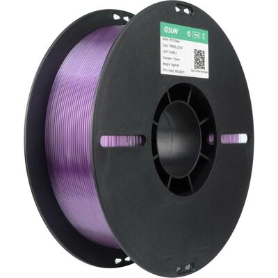 eSUN Filament PETG-Basic, Transluzent 1.75 mm 1 kg, Material (1.75 mm, 1000 g), Filament 3D, Violet, Transparent eSUN Filament PETG-Basic, Transluzent 1.75 mm 1 kg, Material (1.75 mm, 1000 g), Filament 3D, Violet, Transparent