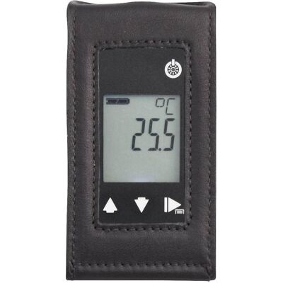 Greisinger Étui de protection en cuir nappa, Métrologie, Noir Greisinger Étui de protection en cuir nappa, Métrologie, Noir