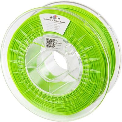 Spectrum Filament - PLA Premium High Speed - LIME GREEN - 1.75mm - 1kg (PLA, 1.75 mm, 1000 g), Filament 3D, Vert Spectrum Filament - PLA Premium High Speed - LIME GREEN - 1.75mm - 1kg (PLA, 1.75 mm, 1000 g), Filament 3D, Vert
