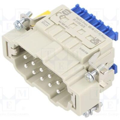 Harting Connecteur : insert de contact HDC mâle 16 A 500 V Han ES Press, Câble + prise électronique Harting Connecteur : insert de contact HDC mâle 16 A 500 V Han ES Press, Câble + prise électronique