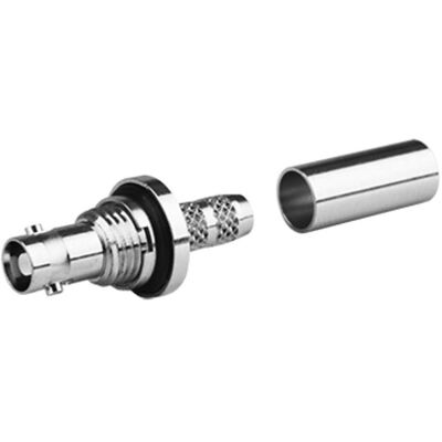 Telegärtner Mini HD-BNC-Kabeleinbaubuchse, Câble + prise électronique, Argent Telegärtner Mini HD-BNC-Kabeleinbaubuchse, Câble + prise électronique, Argent