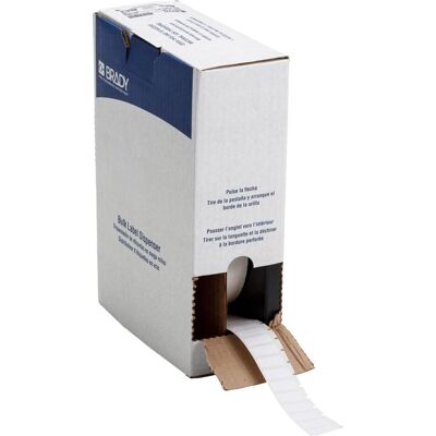 Brady, Rouleau d’étiquettes, BM-16-423, polyester, blanc, brillant, 25.40 x 9.53 mm, permanent, gros rouleau (5000 unités) (33.32 mm) Brady, Rouleau d’étiquettes, BM-16-423, polyester, blanc, brillant, 25.40 x 9.53 mm, permanent, gros rouleau (5000 unités) (33.32 mm)