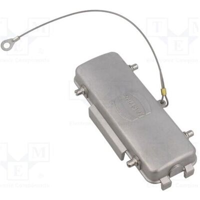 Harting Capot de protection taille 24B Han-INOX IP65, IP67 104 x 27 mm, Câble + prise électronique Harting Capot de protection taille 24B Han-INOX IP65, IP67 104 x 27 mm, Câble + prise électronique