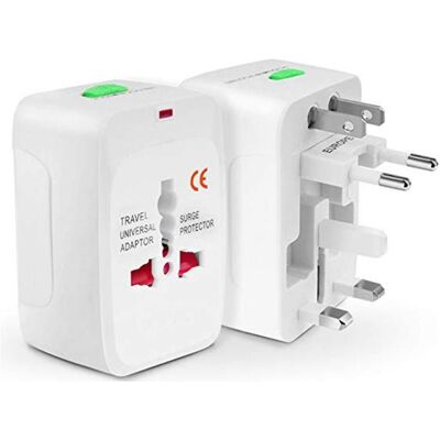 Rimba, Adaptateur de voyage, Universal Travel Adapter US/AU/UK/EU Rimba, Adaptateur de voyage, Universal Travel Adapter US/AU/UK/EU
