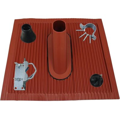 Televes MAZ60R Kit d'accessoires de mât 60mm, Accessoires TV, Rouge Televes MAZ60R Kit d'accessoires de mât 60mm, Accessoires TV, Rouge