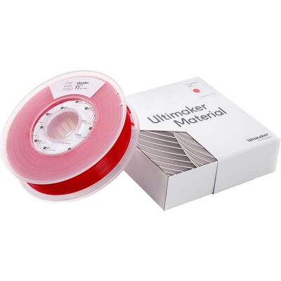Ultimaker Filament (PLA+ LECTURE, 2.85 mm, 750 g), Filament 3D, Rouge Ultimaker Filament (PLA+ LECTURE, 2.85 mm, 750 g), Filament 3D, Rouge