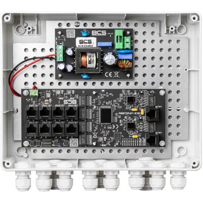 BCS BCS-IP8Gb/Z/E-S PoE-Netzteilset für IP-Kameras bis zu 8 Empfängern (Alimentation électrique), Caméra réseau : accessoires BCS BCS-IP8Gb/Z/E-S PoE-Netzteilset für IP-Kameras bis zu 8 Empfängern (Alimentation électrique), Caméra réseau : accessoires
