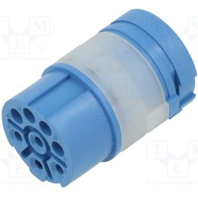 Harting Connecteur : insert de contact M23, broches : 8 (4+4), femelle, serti, Câble + prise électronique Harting Connecteur : insert de contact M23, broches : 8 (4+4), femelle, serti, Câble + prise électronique