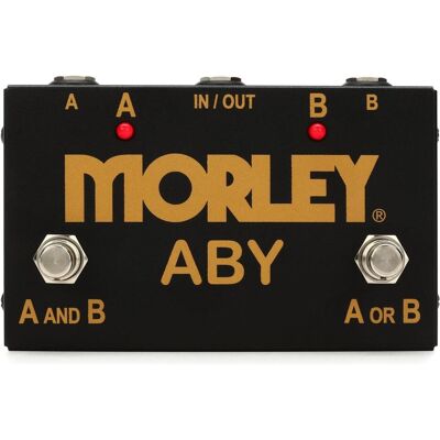Morley ABY-G Gold Series séparateur et combineur de signaux (éclats), Processeur d’effets audio, Or Morley ABY-G Gold Series séparateur et combineur de signaux (éclats), Processeur d’effets audio, Or