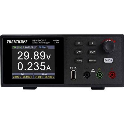 Voltcraft Appareil DSP-3008 F, sans ventilateur, réglable, Alimentation de laboratoire Voltcraft Appareil DSP-3008 F, sans ventilateur, réglable, Alimentation de laboratoire