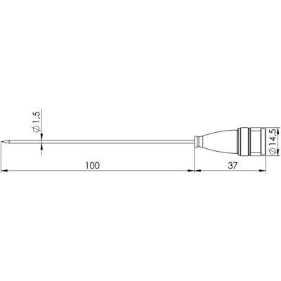 Greisinger Sonde à insertion GF 2T-E1.5 -70, Métrologie Greisinger Sonde à insertion GF 2T-E1.5 -70, Métrologie