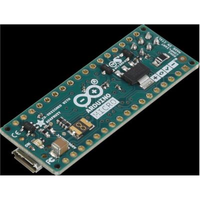 Carte Micro Arduino ATmega32u4 - Compacte, USB, Sans Headers Carte Micro Arduino ATmega32u4 - Compacte, USB, Sans Headers