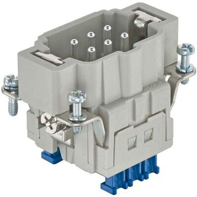 Harting ES Raccord à sertir, Câble + prise électronique, Gris Harting ES Raccord à sertir, Câble + prise électronique, Gris