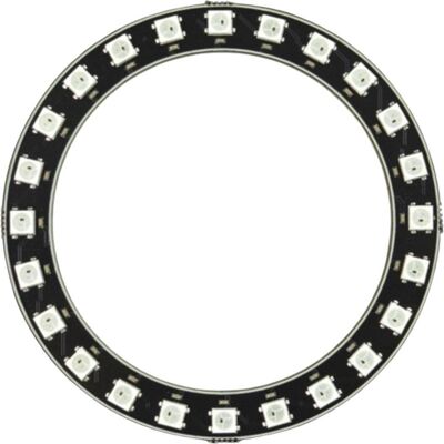 DFRobot Neopixel Ring 24x WS2812 RGB LED, Carte de développement + kit DFRobot Neopixel Ring 24x WS2812 RGB LED, Carte de développement + kit