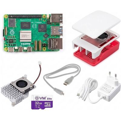 Raspberry Pi Raspberry PI5 - 4GB - Full Kit, Carte de développement + kit Raspberry Pi Raspberry PI5 - 4GB - Full Kit, Carte de développement + kit