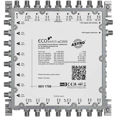 Astro SEV1788 (Multi commutateur), Parabole : accessoires Astro SEV1788 (Multi commutateur), Parabole : accessoires